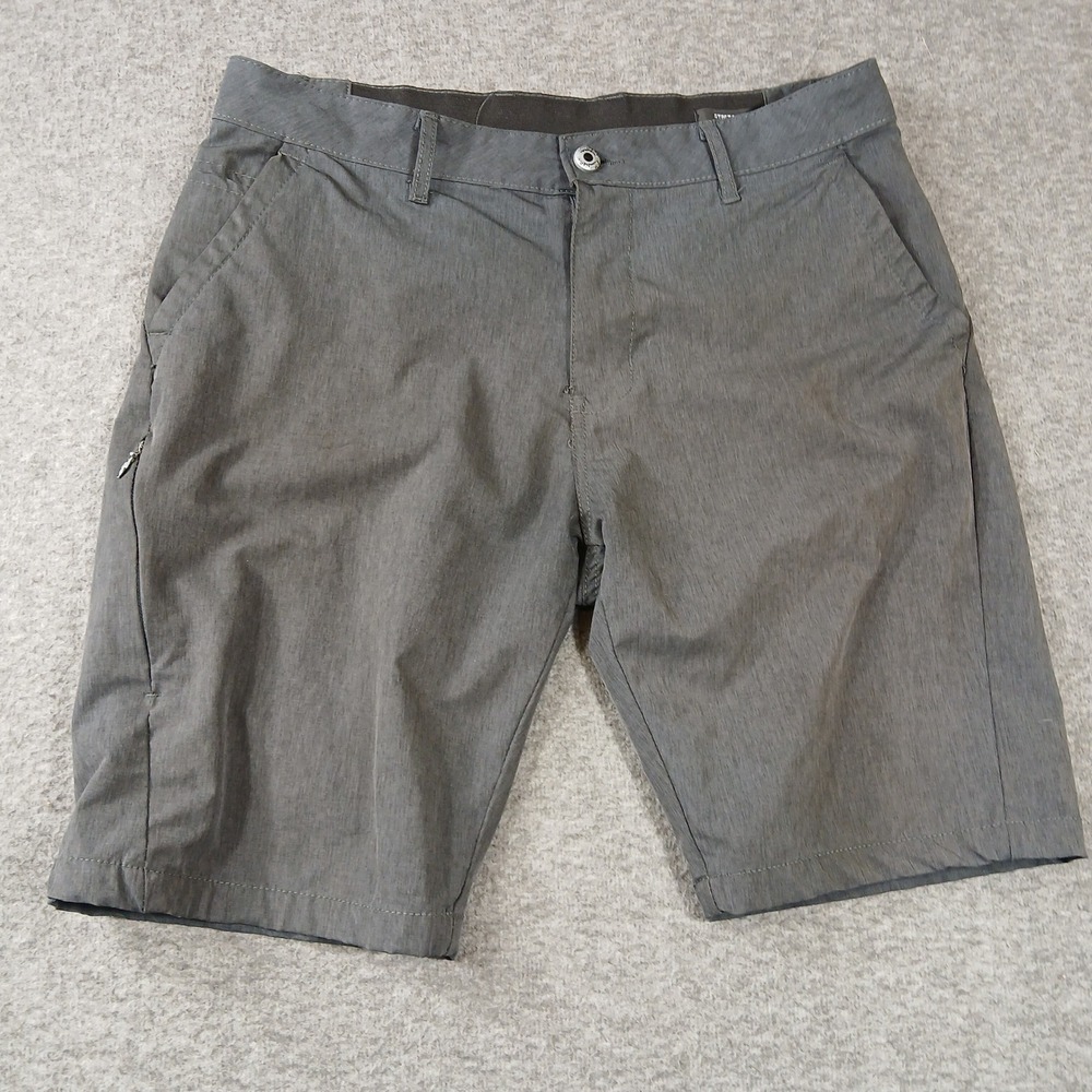 Kenneth Cole Shorts‎ Mens 32 Gray Stretch KS9A11BKH5 Casual Active Pocket